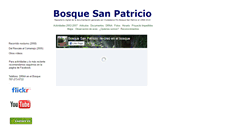 Desktop Screenshot of bosquesanpatricio.org